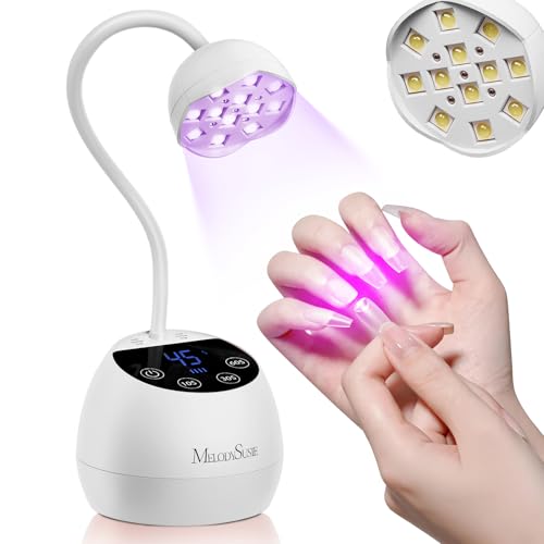 MelodySusie P-ArtM2 Gooseneck Cordless UV Nail Lamp - Fast Curing