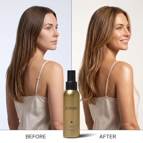 SUNBABE Hair Lightener Spray - Heat-Activated Gradual Sun-Kissed Highlights