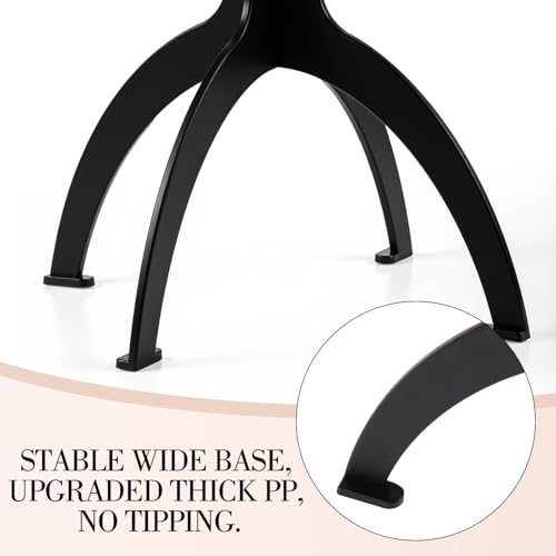 Portable Foldable Wig Stand 13.8 Inch with Dust Bag for Hair Styling