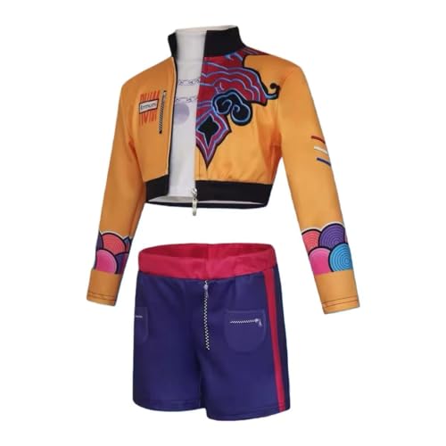 Girls Cosplay Costume Top and Pants Set