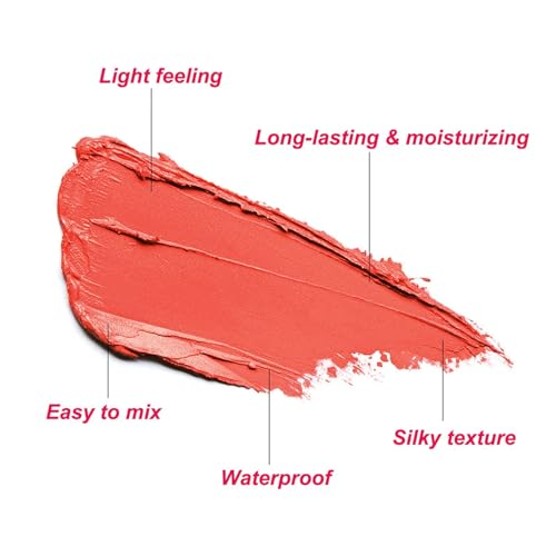 GMaxit Multi-Use Tinted Makeup Stick for Face, Eyes & Lips - Shy Pink