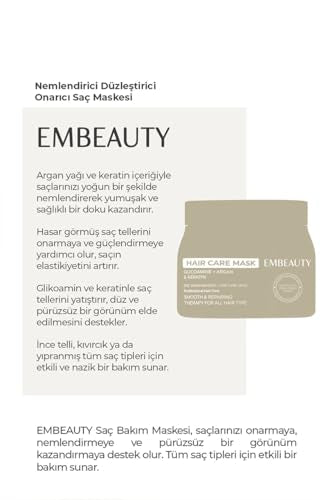 EMBEAUTY Intensive Keratin Deep Repair Hair Mask 500ml