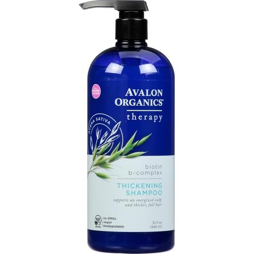 Avalon Organics Therapy Biotin B-Complex Thickening Shampoo,32 oz,(Pack of 2)