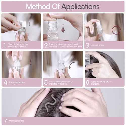 FOLTENE Hair Regrowth Treatment for Women ? Hair Serum for Hair Growth with Tricalgoxyl ? Anti-Thinning Scalp Formula for Thicker, Stronger Hair ? Free from Parabens & Sulfates ? 12 Vials