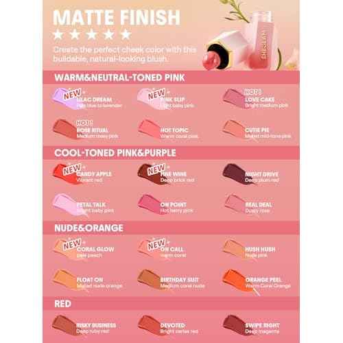 SHEGLAM Color Bloom Liquid Blush-Pink Slip