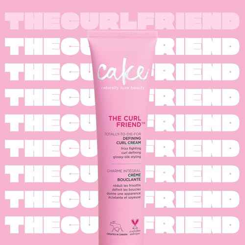Cake Beauty Curl Defining Cream, The Curl Friend - For Curly Hair | For Frizz Control | Moisturizes & Defines | With Avocado Oil | Soybean Oil & Shea | 6 Fl Oz / 177 mL 2 Pack