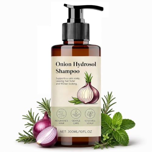 Onion Hydrosol Shampoo for Hair Growth with Rosemary & Biotin - 10oz