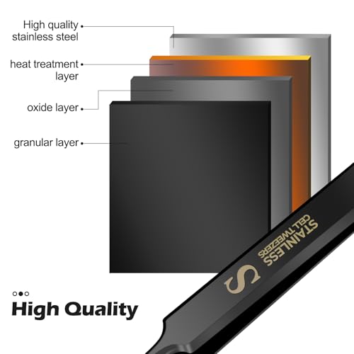 4-in-1 Blackhead Remover Tweezers Set - Stainless Steel