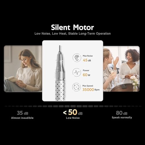 M Nova Pro Nail Drill - 35,000 RPM Cordless Electric E File
