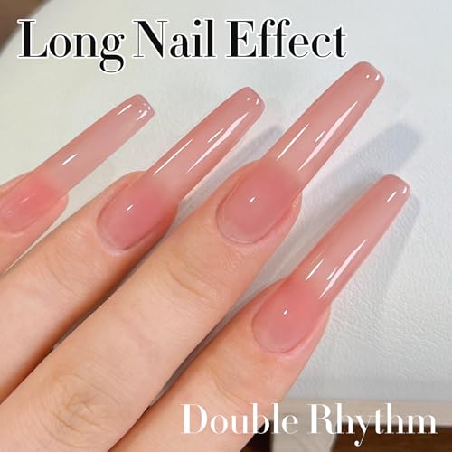 15ML Jelly Gel Polish - Translucent Baby Nude Pink for Nail Art
