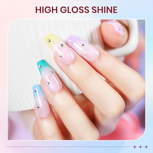 SUPWEE Pastel Nail Polish Set - Quick Dry Spring & Summer Macaron Colors, 6 Shades