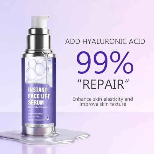 Instant Face Lift Cream ? Instant Face Tightener with Peptides & Botanical Extracts, Rapid Smooths Wrinkles & Eye Bags, Tightens Sagging Skin and Makes the Skin Firm & Elastic, 30ML