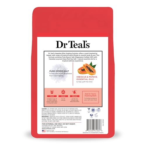 Dr Teal's Hawaiian Bliss Epsom Salt Soak, 3 lbs