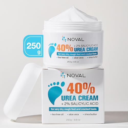 NOVAL 40% Urea Foot Cream with 2% Salicylic Acid - 8.8 OZ