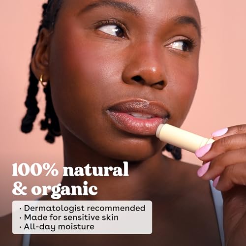 Pomegranate Raspberry & Strawberry Sorbet Lip Balm Set - 2-Pack, All-Day Moisture, Natural & Organic, Sensitive Skin