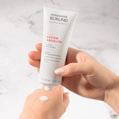 ANNEMARIE B?RLIND - SYSTEM ABSOLUTE Gentle Cleansing Lotion - Vitamin A + C + E Natural Vegan Face Cleanser - Removes Impurities and Makeup with Mild Tensides - 4.06 Fl. Oz.