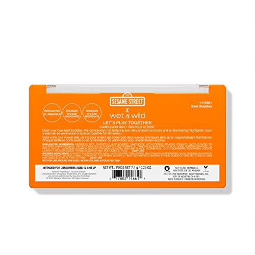 Wet n Wild Sesame Street Complexion Trio Bronzer & Highlighter