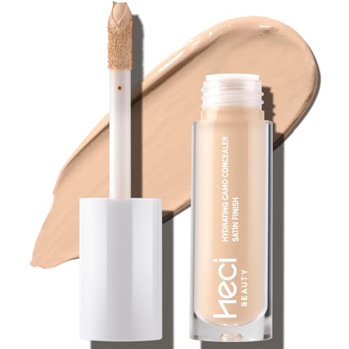HECI BEAUTY Liquid Concealer - Medium to Full Coverage, 04 Light Sand