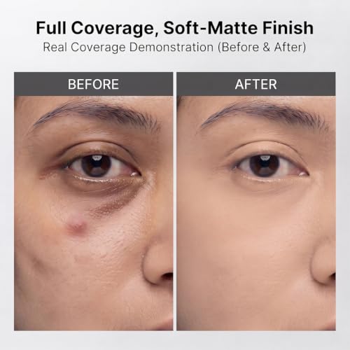 Mynena Full Coverage Waterproof Liquid Concealer Light-Medium Warm