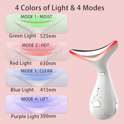 Red Light Therapy Facial Wand for Face & Neck