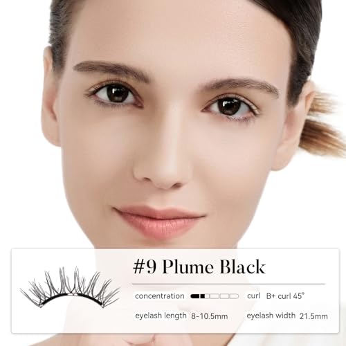 WOSADO Magnetic Eyelashes V9 Plume with Applicator Kit