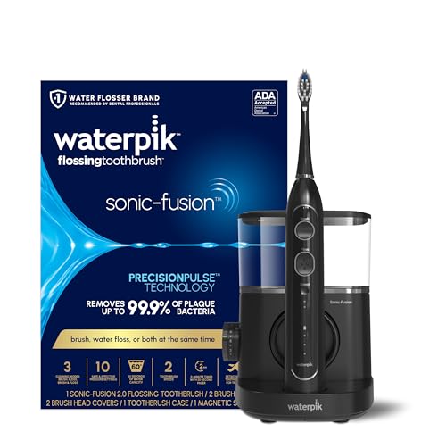 Waterpik Sonic-Fusion Electric Toothbrush & Water Flosser - Black