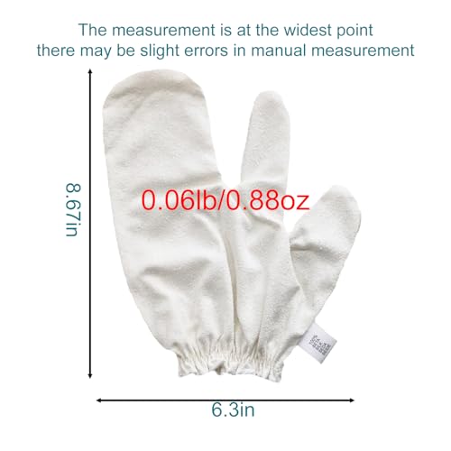Garshana Gloves Raw Silk Dry Brushing Massage - 2pc Set