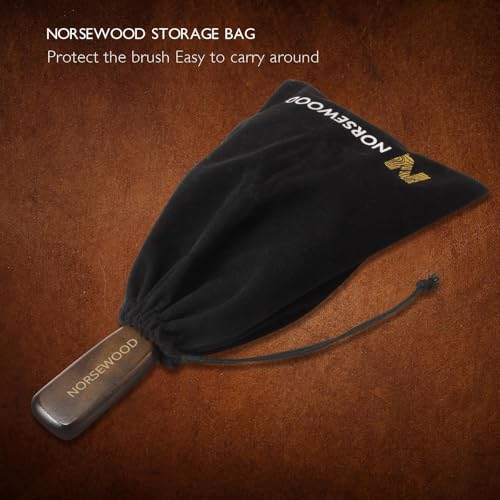 Norsewood Boar Bristle Hair Brush Set for All Hair Types
