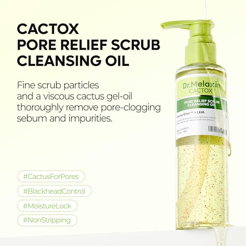 Pore Relief Scrub Cleansing Oil with Cactox & LHA
