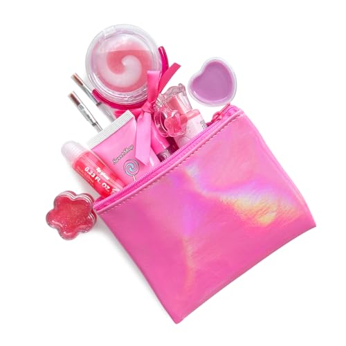 M&U Lip Gloss Set for Girls – 11pc Kit with Fun Shapes