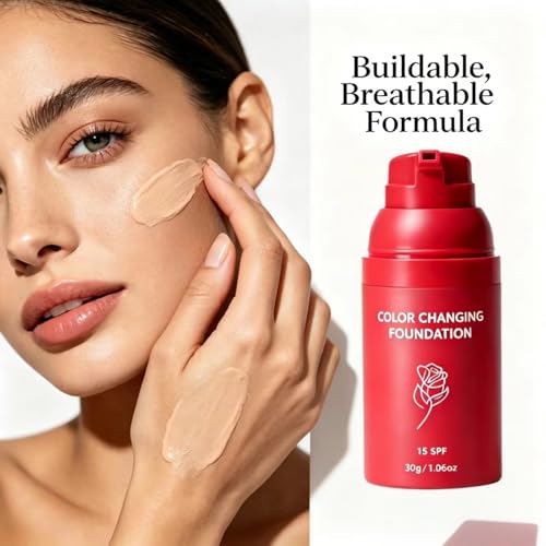 Color Changing Foundation with SPF 15 | Skin Tone Adapting Liquid