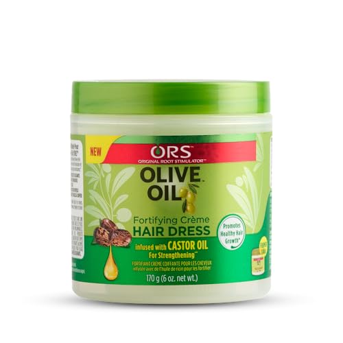 ORS Olive Oil Hold & Shine Wrap Set Mousse Infused with Coconut Oil - Fortifying Creme Hairdress infused with Castor Oil - Heat Protection Hair Serum infused with Coconut Oil- Bundle