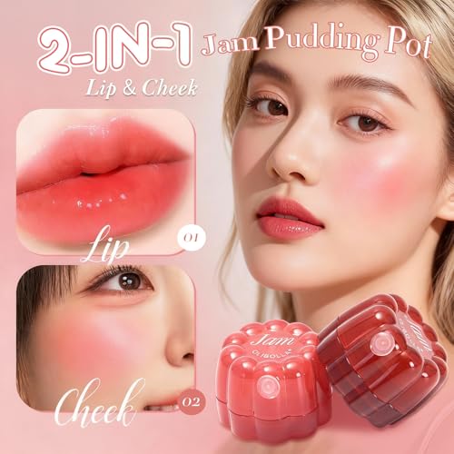 Lip Jam Pudding Pot - Plumping Lip Gloss & Cheek Tint
