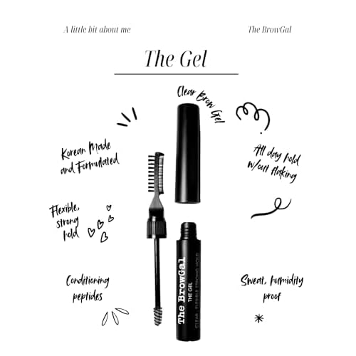 The BrowGal Clear Eyebrow Gel, 0.169 Fl Oz (Pack of 1)