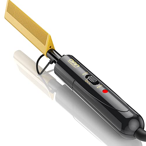 DAN Technology Ceramic Hot Comb for Wigs | Dual Voltage Travel