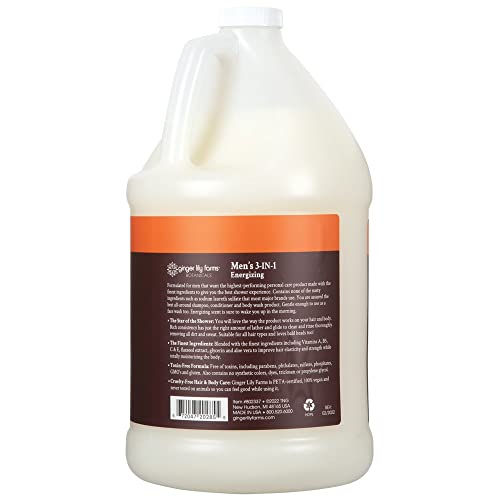 Ginger Lily Farms 3-in-1 Shampoo, Conditioner & Body Wash, 1 Gallon