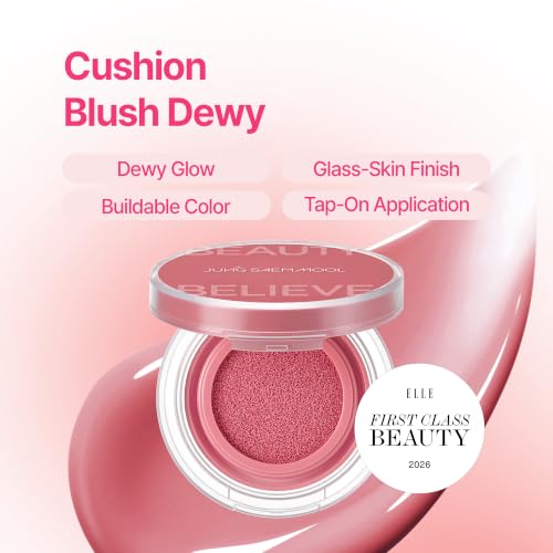 Jung Saem Mool Artist Cushion Blush Dewy Rare Rose | Buildable Hydrating Cheek Color