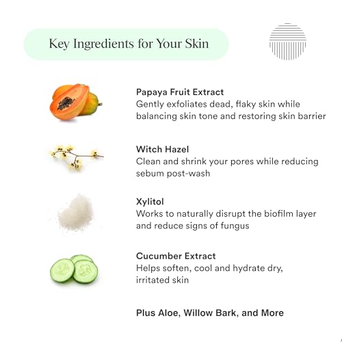 Dermazen Purifying Facial Cleanser - Malassezia-Safe, 4oz