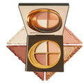 4-in-1 Glow Palette: Highlighter, Eyeshadow, Bronzer & Blush