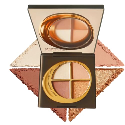 4-in-1 Glow Palette: Highlighter, Eyeshadow, Bronzer & Blush
