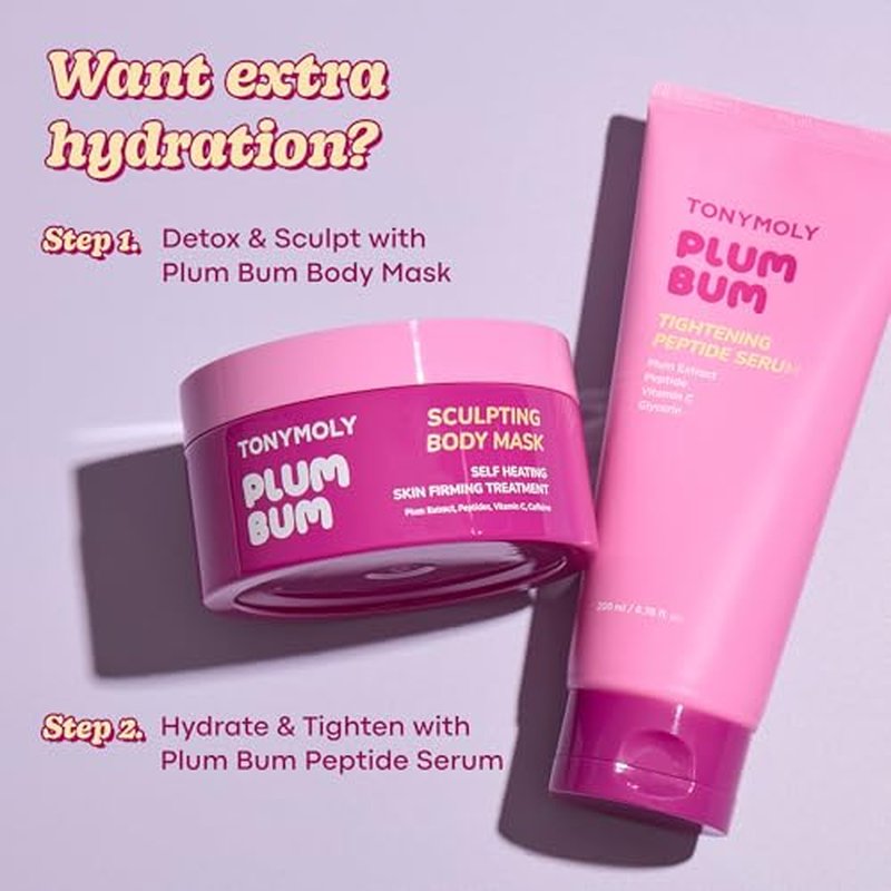 TONYMOLY Plum Bum Tightening Peptide Serum - Firming & Hydrating