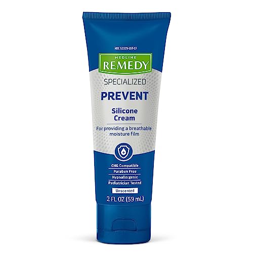 Medline Remedy Specialized Silicone Cream for Skin Moisturization, Advanced Formula, 2 oz