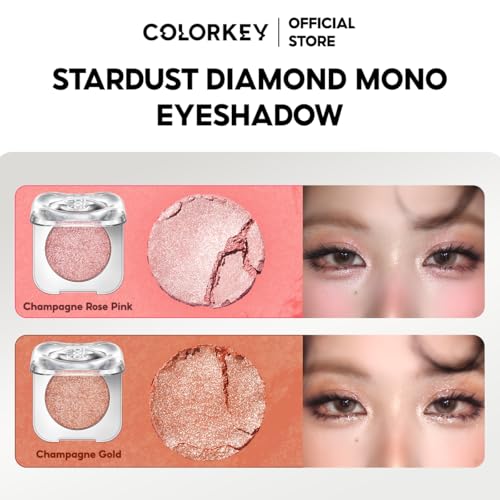 COLORKEY Stardust Diamond Eyeshadow - High-Pigment Shimmer