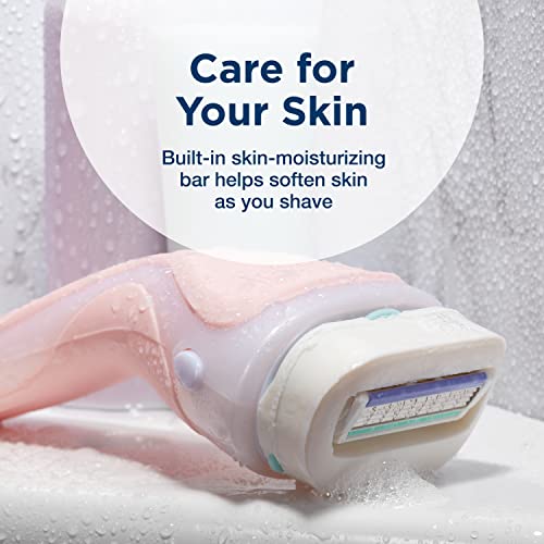 Schick Intuition Advanced Moisturizing Womens Razor with Shea Butter, 1 Handle with 2 Refills