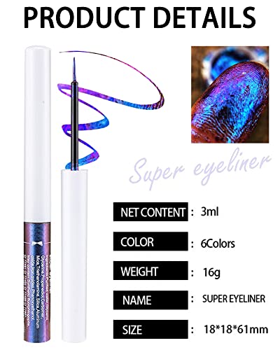Chameleon Glitter Eyeliner Liquid - Multichrome Gold Metallic