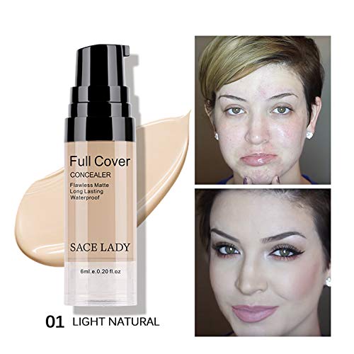 3-Pack Liquid Concealer Full Coverage Waterproof Matte Finish