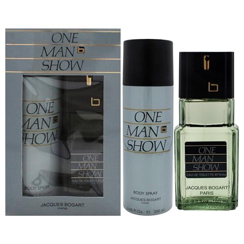 Jacques Bogart One Man Show 2-Piece Gift Set | 3.3oz EDT + 6.6oz Body Spray