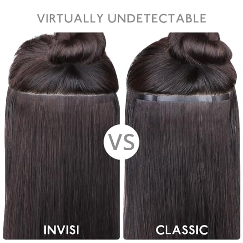 WENNALIFE 18 Inch Invisi Edge Tape-in Hair Extensions - Jet Black