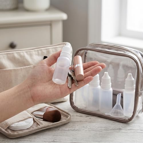 15ml Dropper Bottles 5-Pack with Funnel - Eye Drops & Essential Oils
