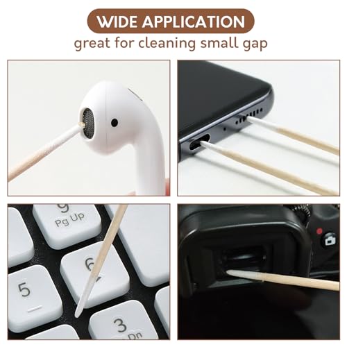 800 Pointed Cotton Swabs with Storage Case - Precision Tip